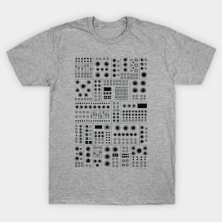 Modular Synthesizer Black T-Shirt